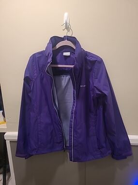 Columbia Women's Purple Packable Rain Jacket